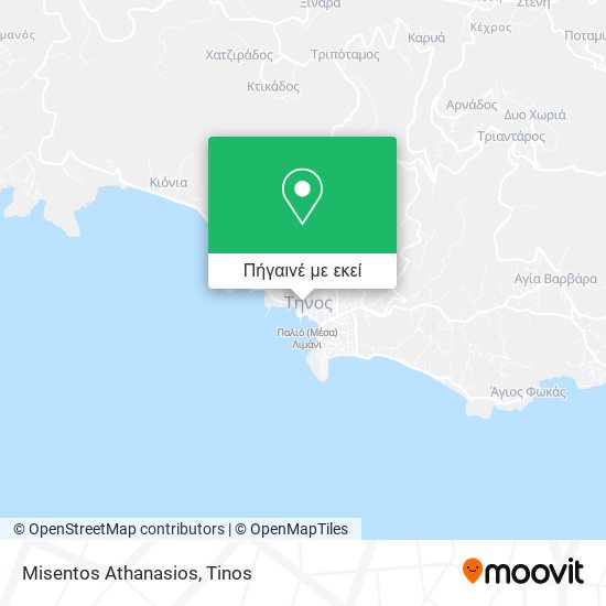 Misentos Athanasios χάρτης