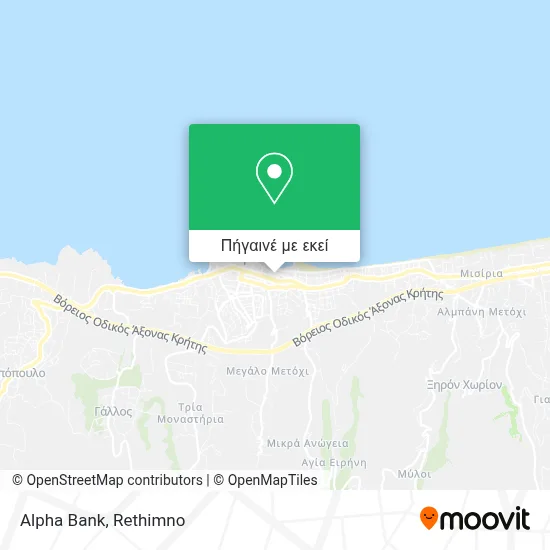 Alpha Bank χάρτης