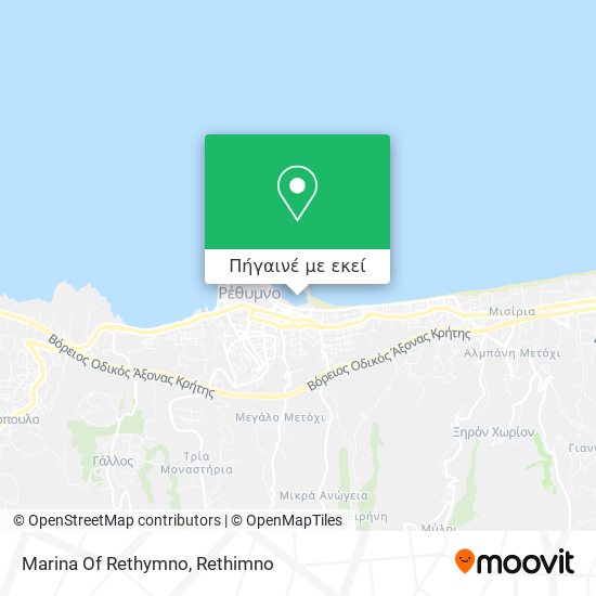 Marina Of Rethymno χάρτης