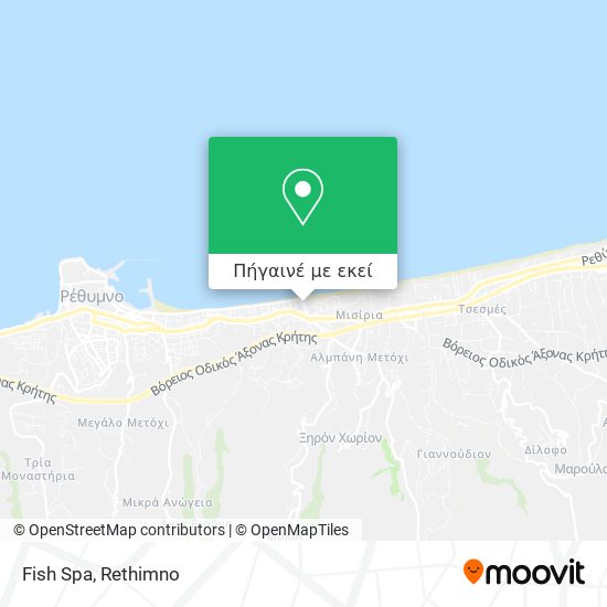 Fish Spa χάρτης