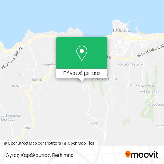 Άγιος Χαράλαμπος χάρτης