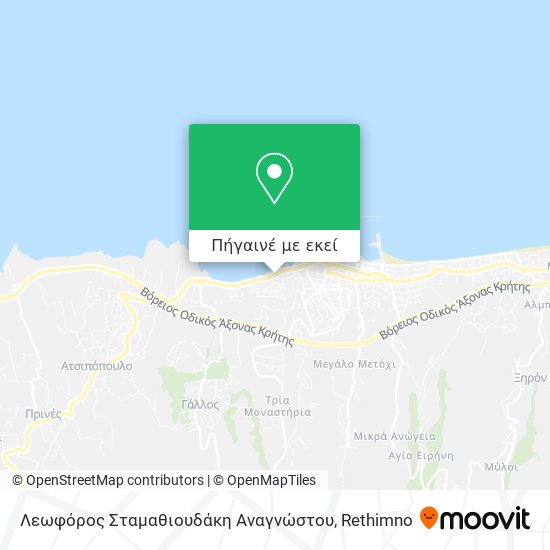 Λεωφόρος Σταμαθιουδάκη Αναγνώστου χάρτης