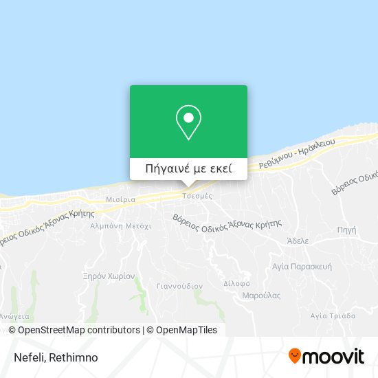Nefeli χάρτης
