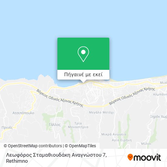 Λεωφόρος Σταμαθιουδάκη Αναγνώστου 7 χάρτης