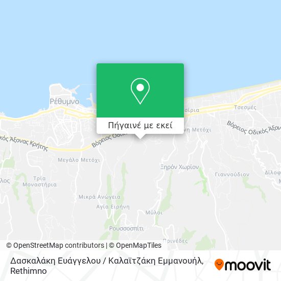 Δασκαλάκη Ευάγγελου / Καλαϊτζάκη Εμμανουήλ χάρτης