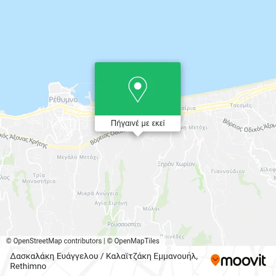 Δασκαλάκη Ευάγγελου / Καλαϊτζάκη Εμμανουήλ χάρτης