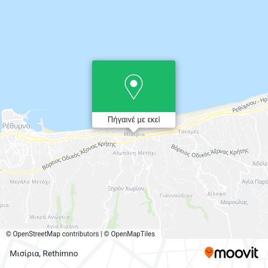 Μισίρια χάρτης