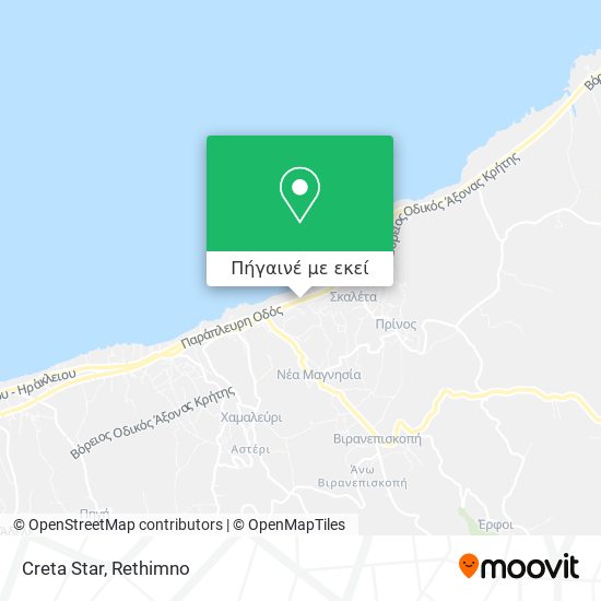Creta Star χάρτης