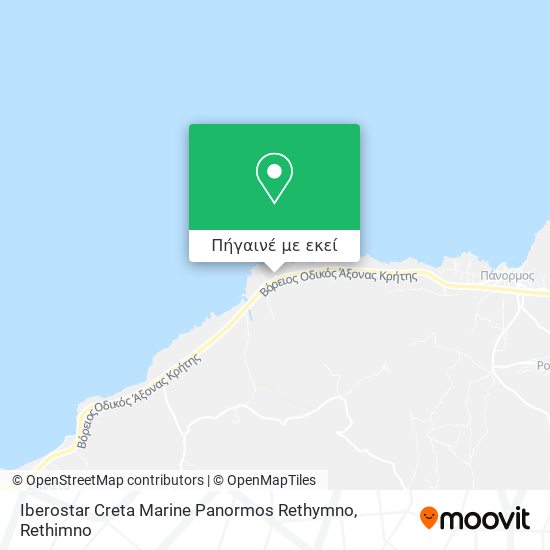 Iberostar Creta Marine Panormos Rethymno χάρτης