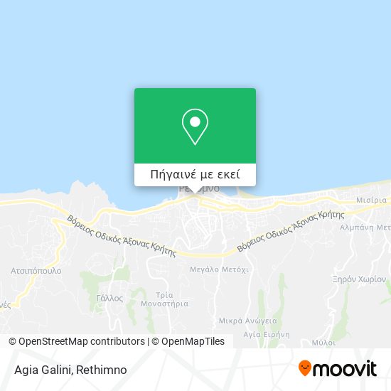 Agia Galini χάρτης