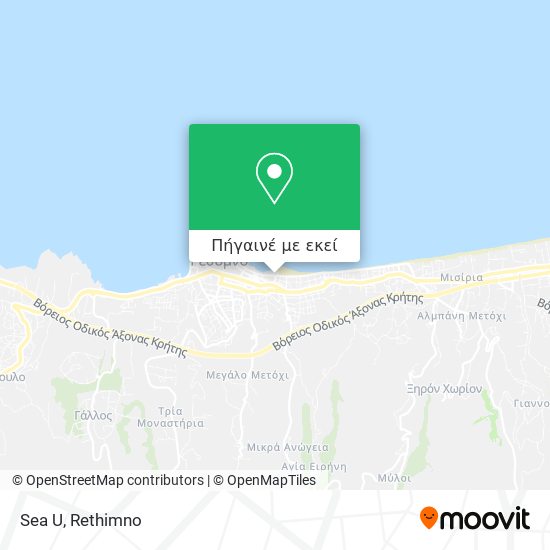 Sea U χάρτης