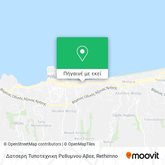 Δατσερη Τυποτεχνικη Ρεθυμνου Αβεε χάρτης