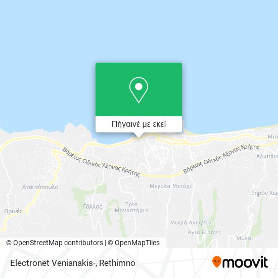Electronet Venianakis- χάρτης