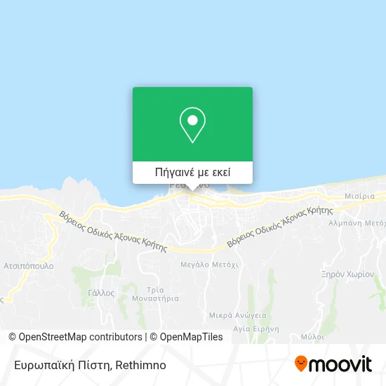 Ευρωπαϊκή Πίστη χάρτης