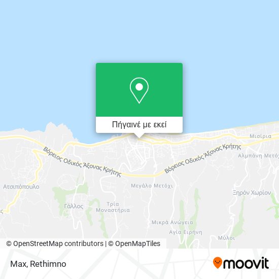 Max χάρτης