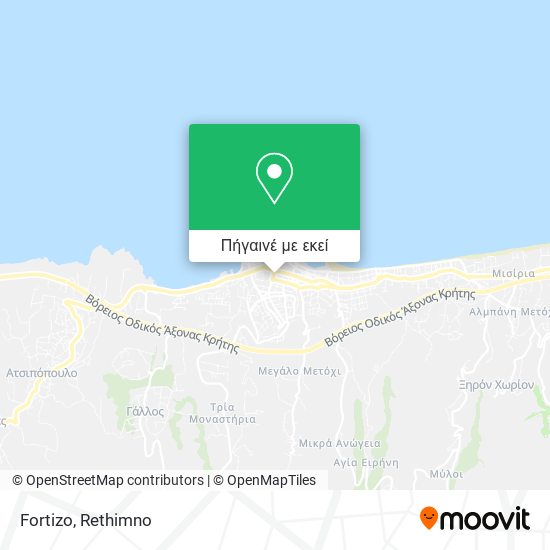 Fortizo χάρτης