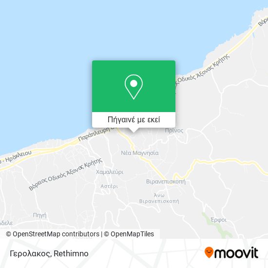 Γερολακος χάρτης