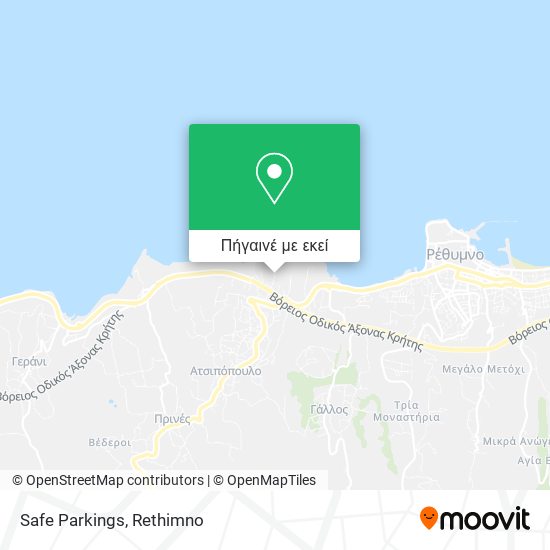 Safe Parkings χάρτης