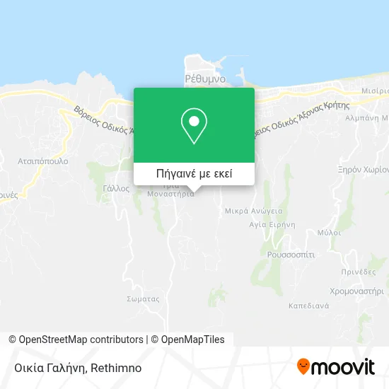 Οικία Γαλήνη χάρτης