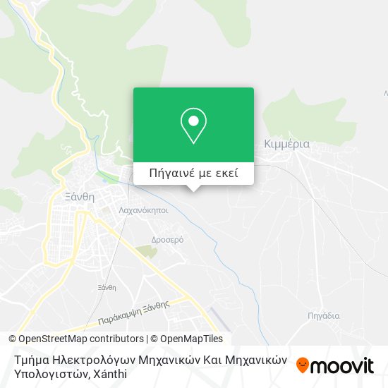 Τμήμα Ηλεκτρολόγων Μηχανικών Και Μηχανικών Υπολογιστών χάρτης