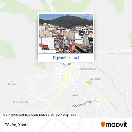Ξάνθη χάρτης