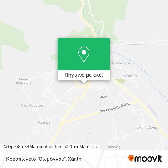 Κρεοπωλείο "Θωμόγλου" χάρτης