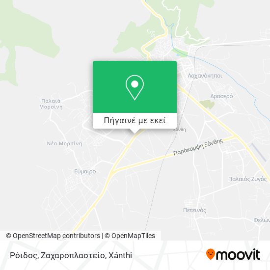Ρόιδος, Ζαχαροπλαστείο χάρτης