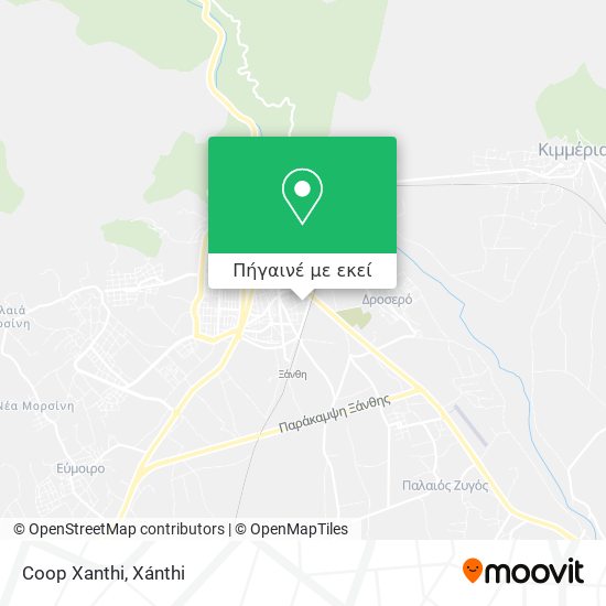Coop Xanthi χάρτης