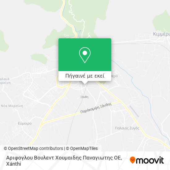 Αριφογλου Βουλεντ Χουμαιδης Παναγιωτης ΟΕ χάρτης