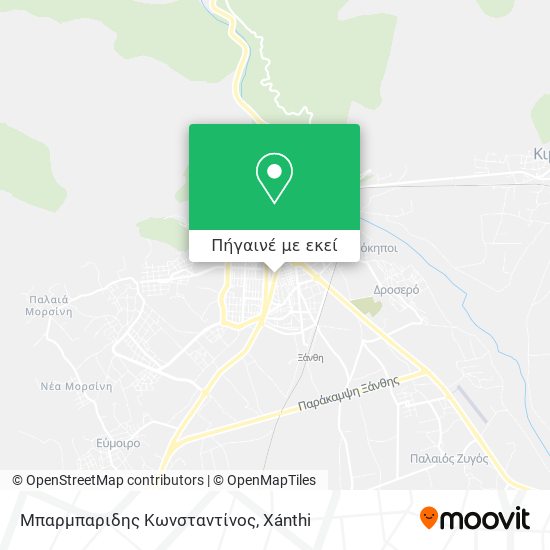 Μπαρμπαριδης Κωνσταντίνος χάρτης