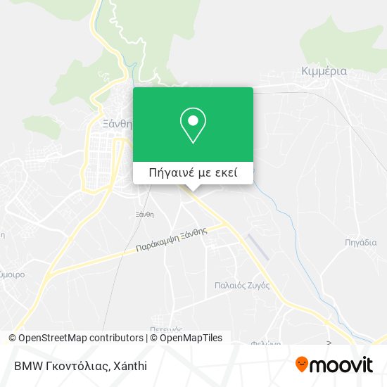 BMW Γκοντόλιας χάρτης