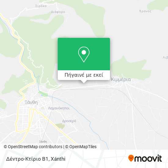 Δέντρο-Κτίριο Β1 χάρτης