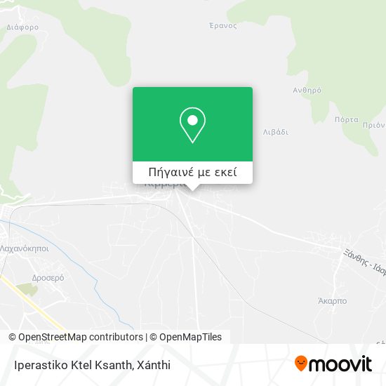 Iperastiko Ktel Ksanth χάρτης