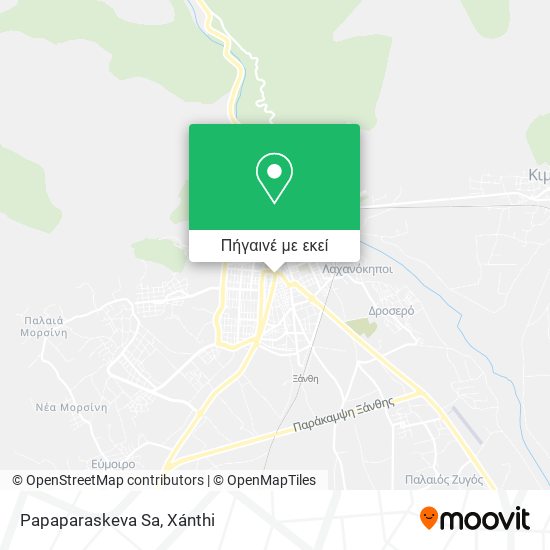 Papaparaskeva Sa χάρτης