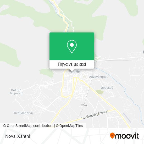 Nova χάρτης