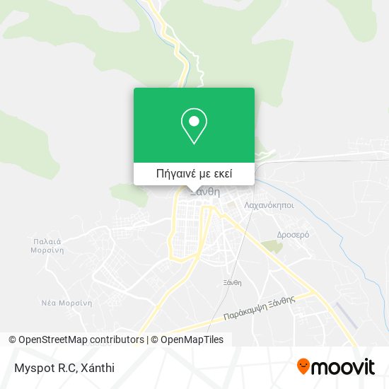 Myspot R.C χάρτης