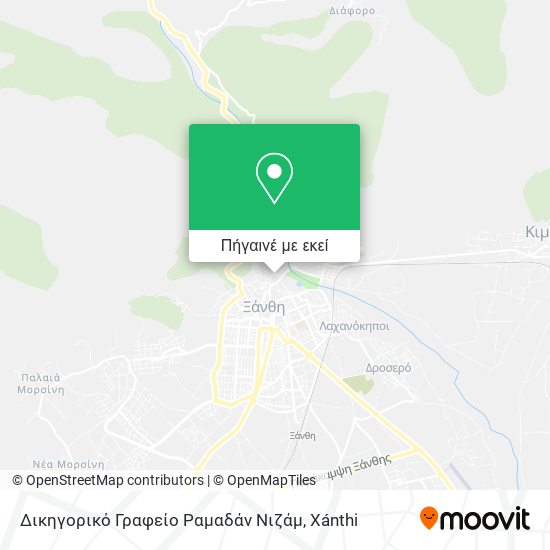 Δικηγορικό Γραφείο Ραμαδάν Νιζάμ χάρτης