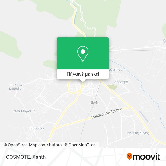 COSMOTE χάρτης