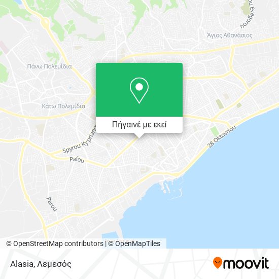 Alasia χάρτης