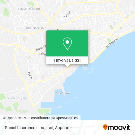 Social Insurance Limassol χάρτης
