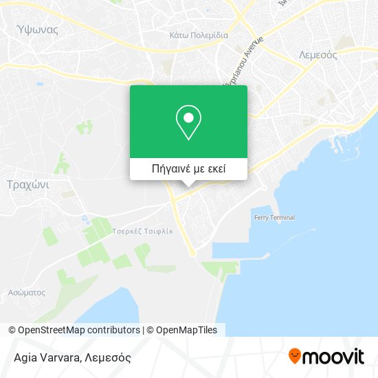 Agia Varvara χάρτης