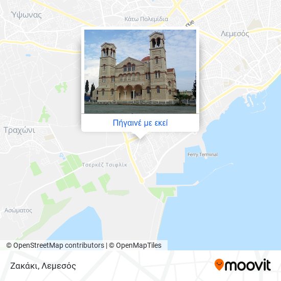 Ζακάκι χάρτης