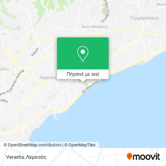 Veranta χάρτης