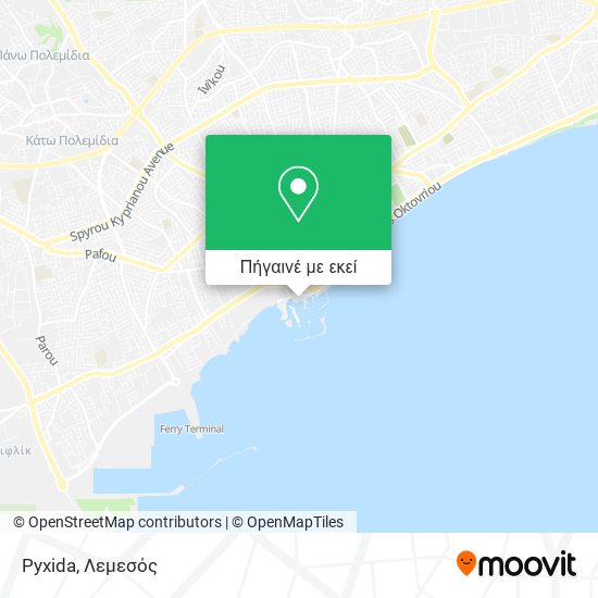 Pyxida χάρτης