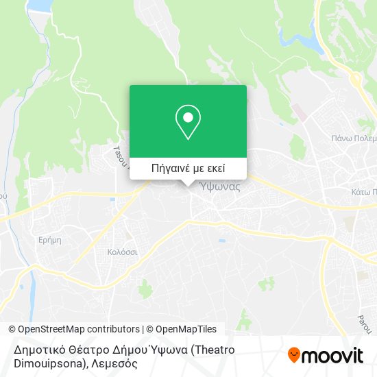 Δημοτικό Θέατρο Δήμου Ύψωνα (Theatro Dimouipsona) χάρτης