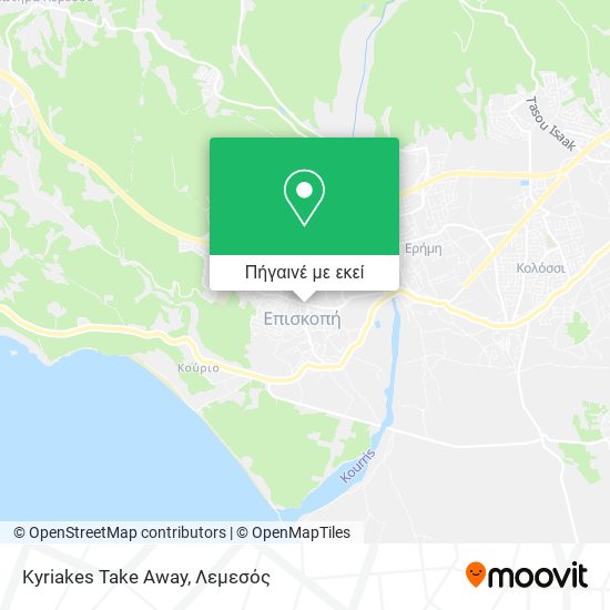 Kyriakes Take Away χάρτης