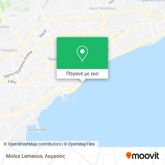 Molos Lemesos χάρτης