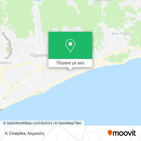 K Cineplex χάρτης