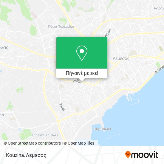 Kouzina χάρτης