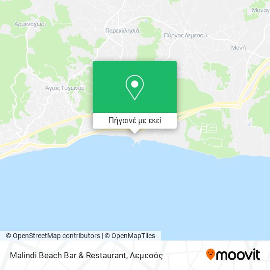 Malindi Beach Bar & Restaurant χάρτης